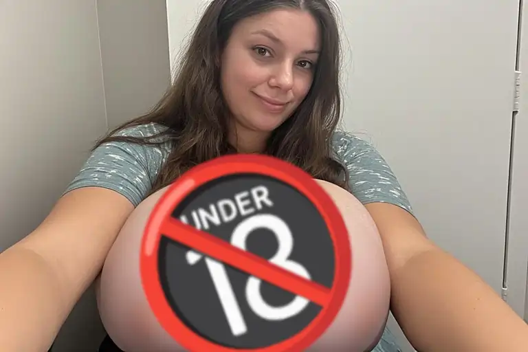 Enormous tits selfie